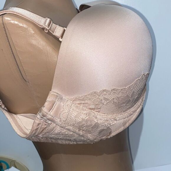 Torrid Women's Beige Curved Underwire Detachable Strap Push-Up Bra Size 40DD - Picture 6 of 8